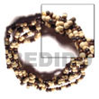 5 rows coco pokalet color combination bracelet