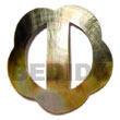 scallop blacklip buckle 60mm