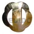 scallop blacklip buckle 70mm