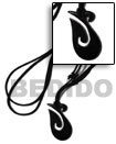 celtic black carabao horn hook 45mm on adjustable