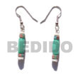 dangling pastel green buri seed tube w/ coco
