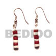 dangling maroon 4-5 coco Pokalet w/ white shell