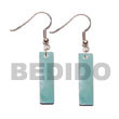 40mm  x 10mm blue hammershell bar w/ resin backing