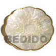 wood bangles capiz scalloped shaped plate Handicrafts Gifts Decorative Item