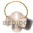 Handmade capiz shell scallop basket decorative / gift item Handicrafts Gifts Decorative Item