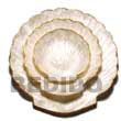 capiz noble scallop plate