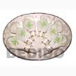 Handmade set of 6 oval capiz placemat Handicrafts Gifts Decorative Item