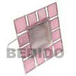 pastel pink picture frame capiz
