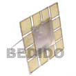 pastel yellow picture frame capiz