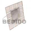 natural white picture frame capiz