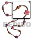 "kalandrakas"- asstd. wood beads per necklace when ordered