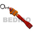 fish on fork hand paintings wooden key chains