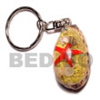 sigay w/ laminated seashell key chain