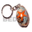 sigay w/ laminated seashell key chain