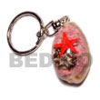 sigay w/ laminated seashell key chain