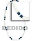 Handmade shells and coco necklace Shell Necklace