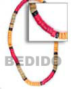 Handmade natural coco heishe necklace Coco Necklace