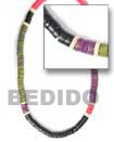 Handmade coco heishe necklace