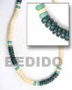 Handmade coco pokalet combination necklace Natural Necklace
