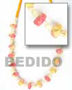 Handmade coco flower necklaces Natural Necklace