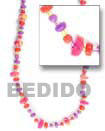 Handmade coco with tube bead necklaces Natural Necklace