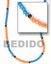 Handmade black combination necklace