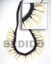 Handmade sigay necklace Macrame Necklace