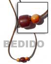 leather thong shell necklace