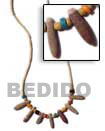 Handmade coco caveman accent necklace Natural Necklace