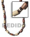 Handmade wood tube necklace Natural Necklace