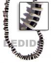 Handmade coco and shell alternate elastic necklace Natural Necklace