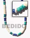 Handmade coco and shell necklace Natural Necklace