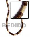 Handmade coco heishe necklace Natural Necklace