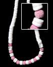 wood bangles graduated white shell necklace Natural Necklace