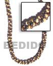 twisted coco combination necklace