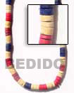 Handmade coco heishe necklace combination Natural Necklace