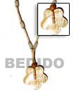 Handmade scallop mother of pearl MOP necklace Natural Necklace