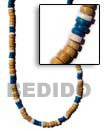 4-5 mm natural pukalet w/ white shell necklace
