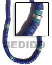 4-5 mm coco heishe alternate necklace