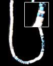 Handmade 4-5 mm white heishe shell necklace Shell Necklace