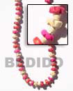 Handmade 2-3 mm heishe bleach necklace
