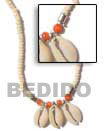 4-5 mm coco bleach w/ beads, sigay necklace