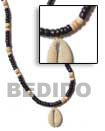 4-5 mm coco pokalet black and sigay alternate necklace