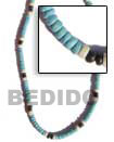 4-5 mm coco pokalet alternate necklace