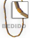 bamboo tube w/ coco alternate necklace