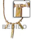 bamboo tube w/ coco alternate necklace