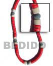 8 mm coco heishe w/ shell alternate necklaces