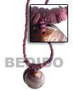 2-3 mm pokalet  natural coco pastel necklace