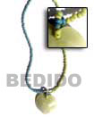 -3 mm pokalet  natural coco pastel necklace