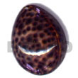 Handmade tiger cowrie  oval hunchback pendants Shell Pendant